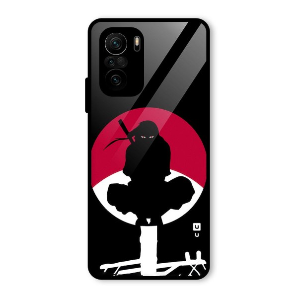 Uchiha Itachi Minimalist Glass Back Case for Mi 11x