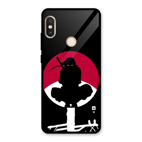 Uchiha Itachi Minimalist Glass Back Case for Redmi Note 5 Pro