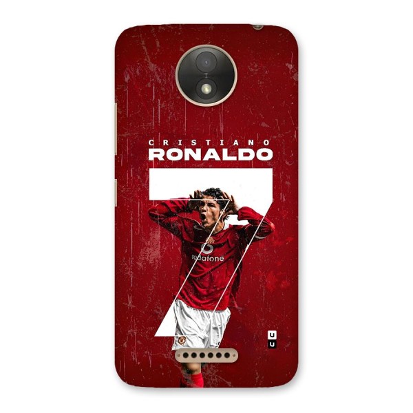 Ultimate Legend 7 Back Case for Moto C Plus