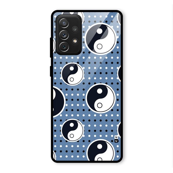 Ultimate Yin Yang Glass Back Case for Galaxy A72