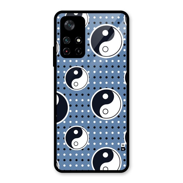 Ultimate Yin Yang Glass Back Case for Poco M4 Pro 5G