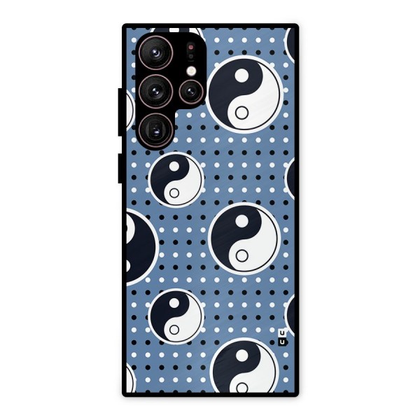 Ultimate Yin Yang Metal Back Case for Galaxy S22 Ultra 5G