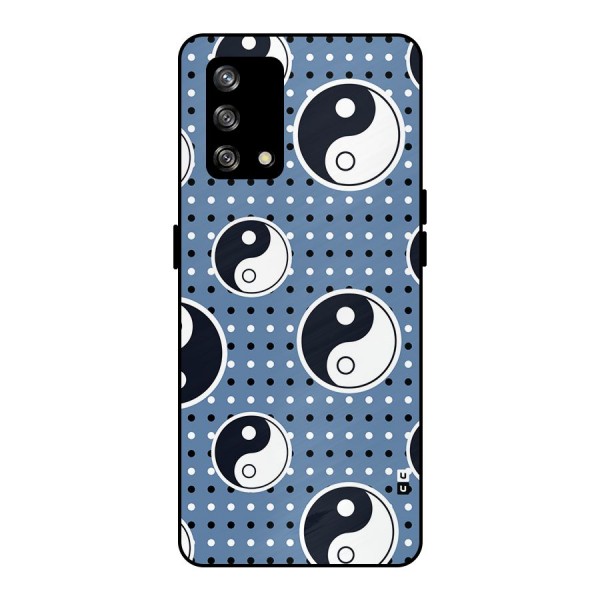 Ultimate Yin Yang Metal Back Case for Oppo F19s
