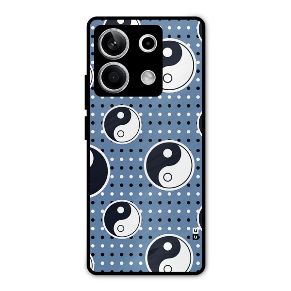 Ultimate Yin Yang Metal Back Case for Redmi Note 13 5G