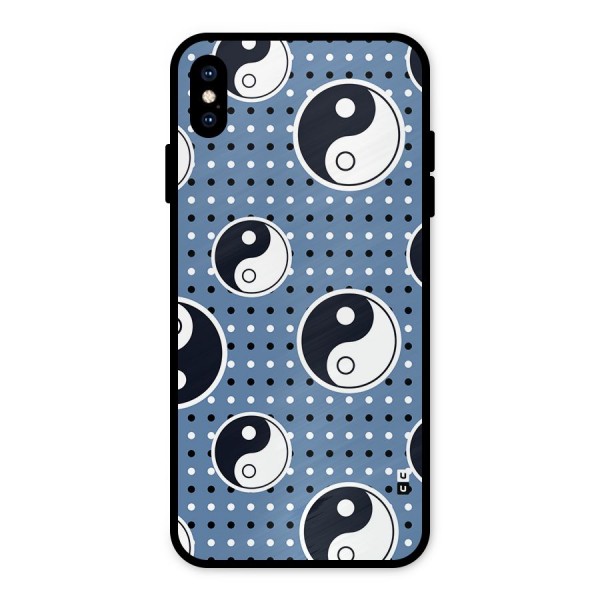 Ultimate Yin Yang Metal Back Case for iPhone XS Max