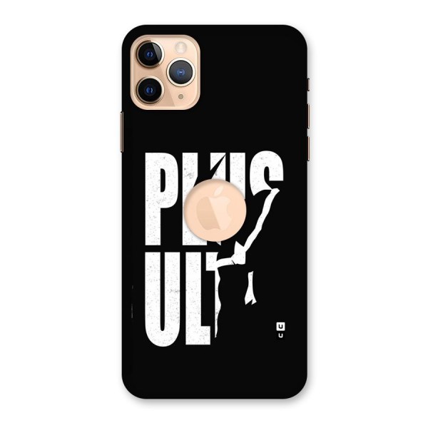 Ultra Plus Back Case for iPhone 11 Pro Max Logo Cut