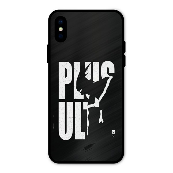 Ultra Plus Metal Back Case for iPhone X
