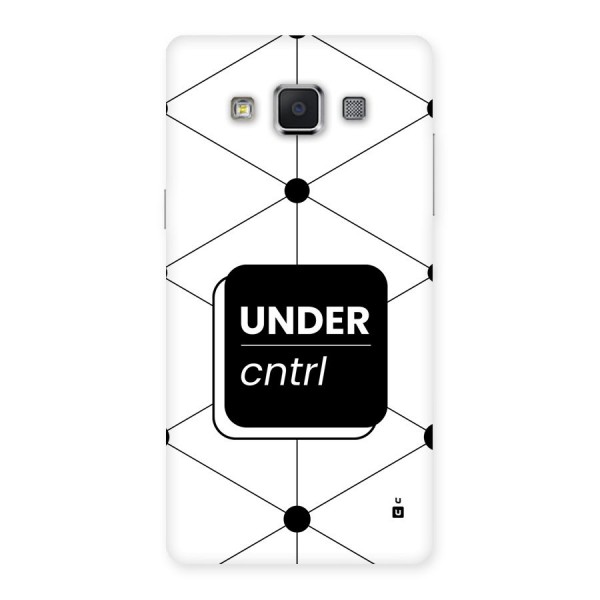 Under Control Back Case for Galaxy A5