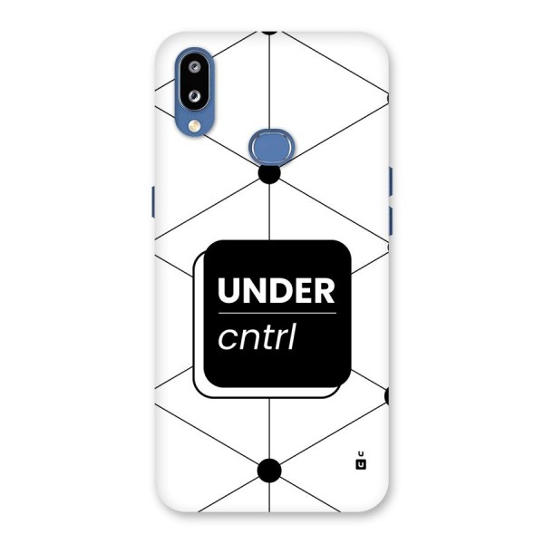 Under Control Back Case for Galaxy M01s