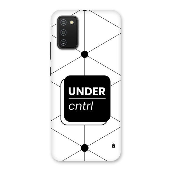 Under Control Back Case for Galaxy M02s