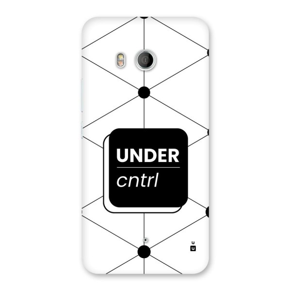 Under Control Back Case for HTC U11
