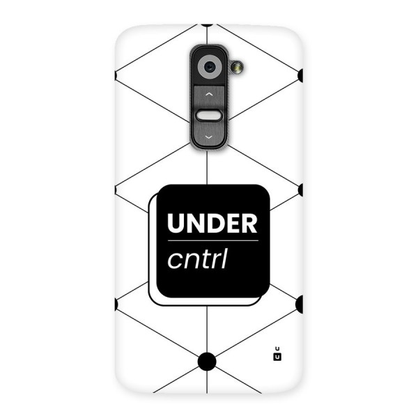 Under Control Back Case for LG G2