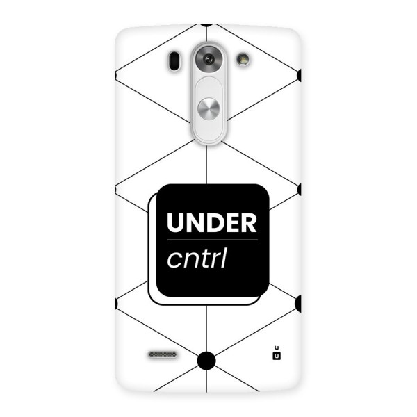 Under Control Back Case for LG G3 Beat