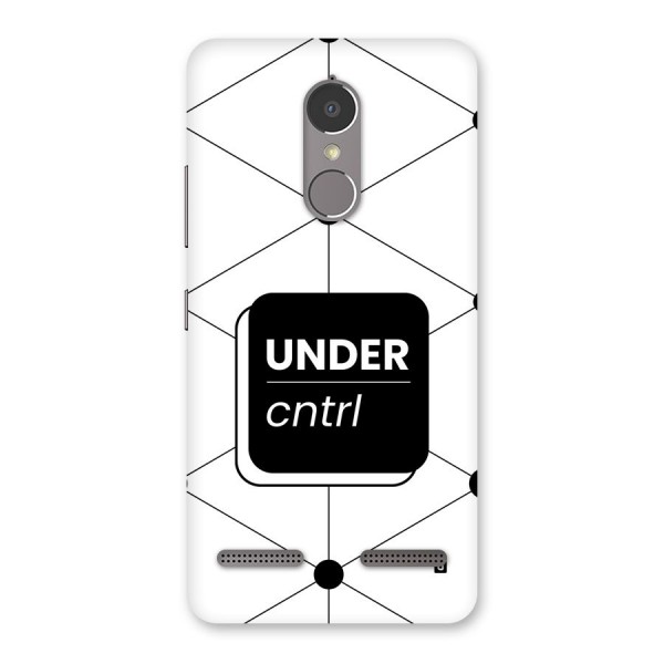 Under Control Back Case for Lenovo K6 Power