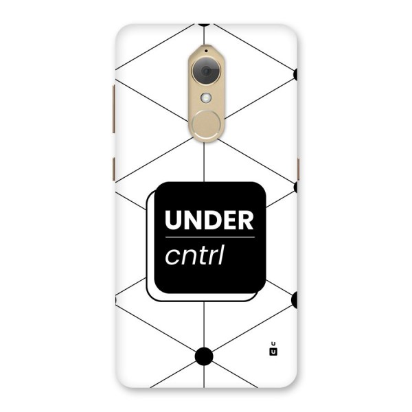 Under Control Back Case for Lenovo K8
