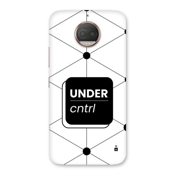 Under Control Back Case for Moto G5s Plus