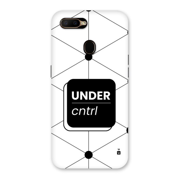 Under Control Back Case for Oppo A5s
