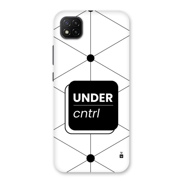 Under Control Back Case for Poco C3
