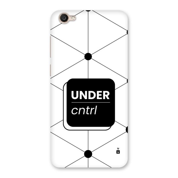 Under Control Back Case for Vivo Y55s