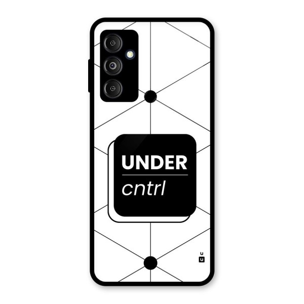 Under Control Glass Back Case for Galaxy M14 5G