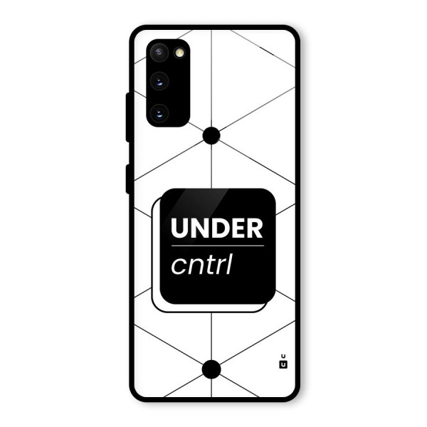 Under Control Glass Back Case for Galaxy S20 FE 5G