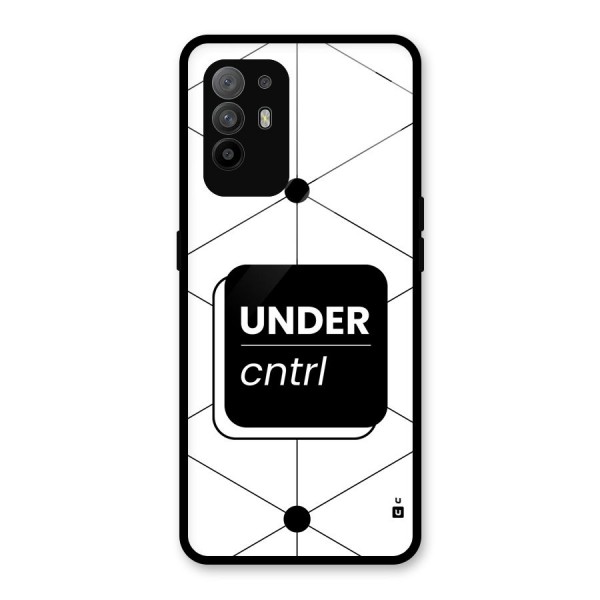 Under Control Glass Back Case for Oppo F19 Pro Plus 5G