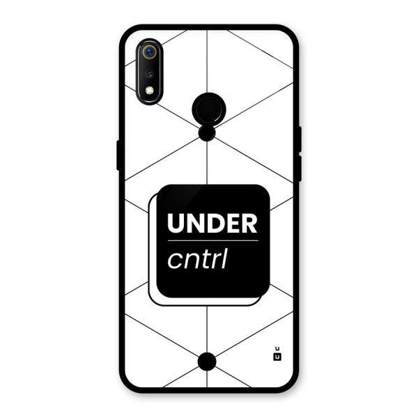 Under Control Glass Back Case for Realme 3