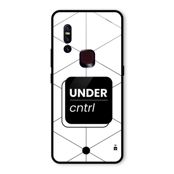Under Control Glass Back Case for Vivo V15