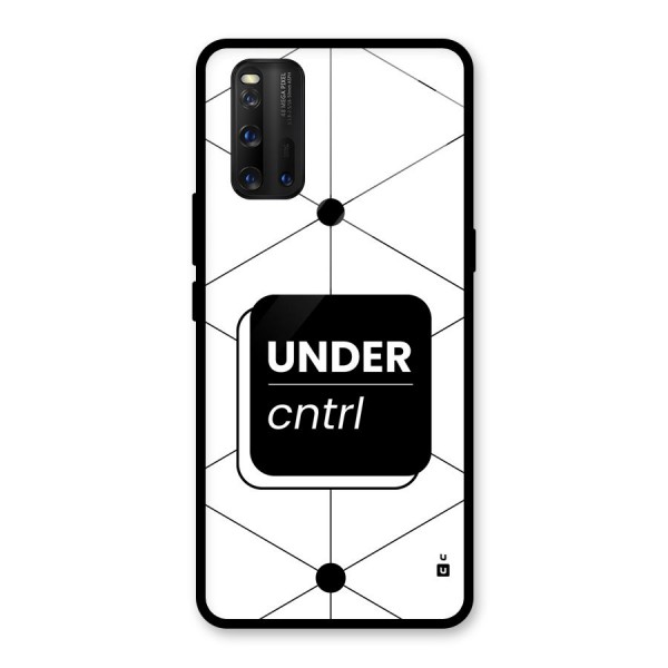 Under Control Glass Back Case for Vivo iQOO 3