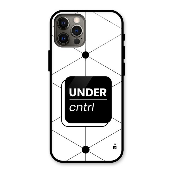 Under Control Glass Back Case for iPhone 12 Pro