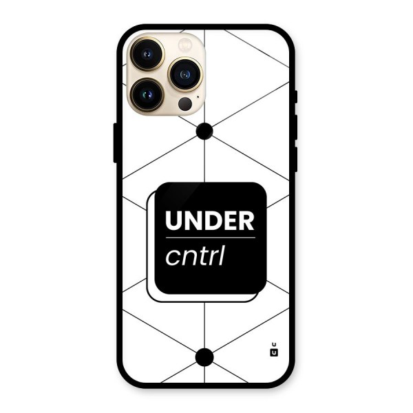Under Control Glass Back Case for iPhone 13 Pro Max