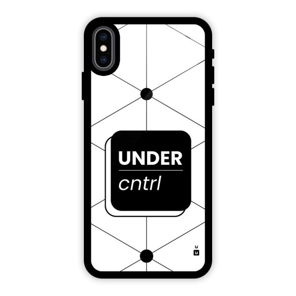 Under Control Glass Back Case for iPhone XS Max