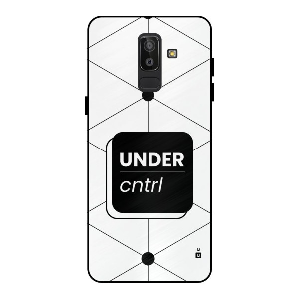 Under Control Metal Back Case for Galaxy J8