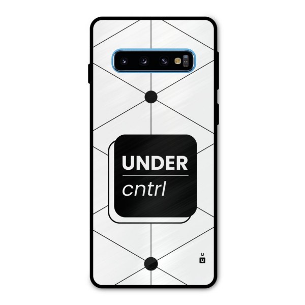 Under Control Metal Back Case for Galaxy S10