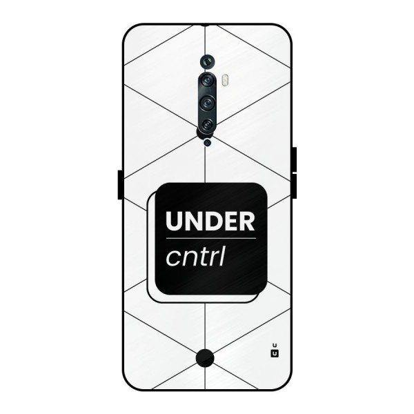 Under Control Metal Back Case for Oppo Reno2 F