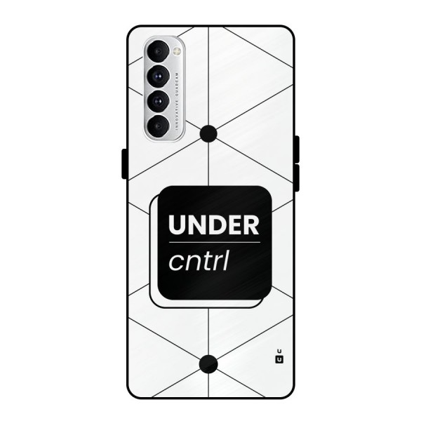 Under Control Metal Back Case for Oppo Reno4 Pro