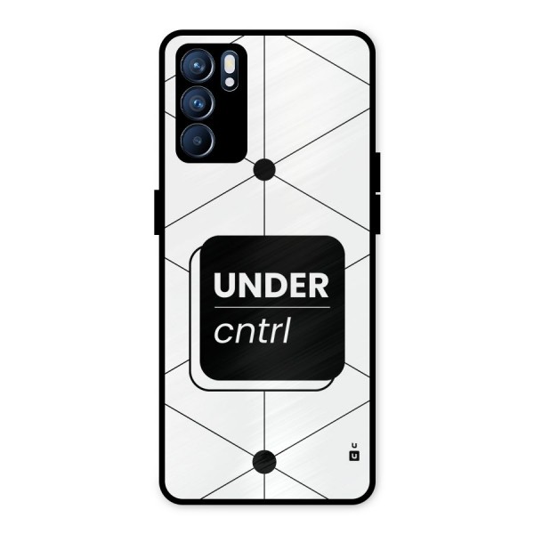 Under Control Metal Back Case for Oppo Reno6 5G