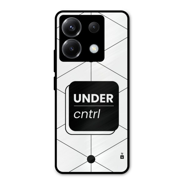 Under Control Metal Back Case for Poco X6