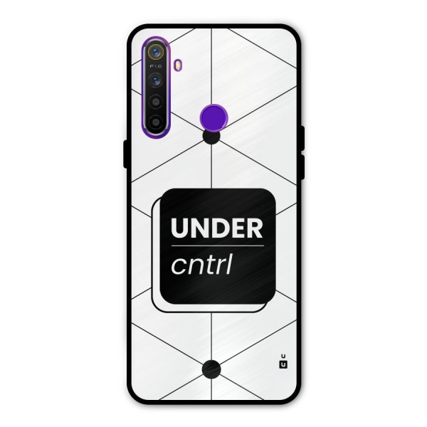 Under Control Metal Back Case for Realme 5i