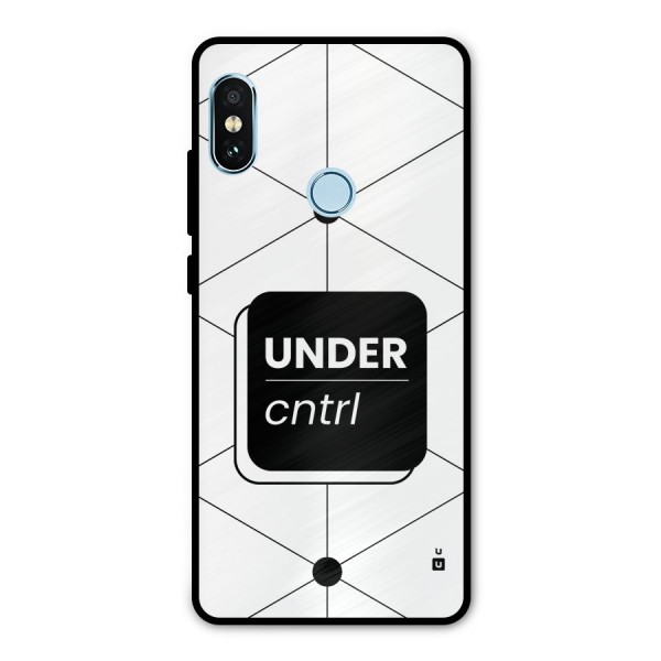 Under Control Metal Back Case for Redmi Note 5 Pro