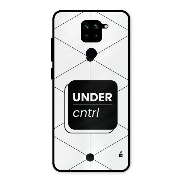Under Control Metal Back Case for Redmi Note 9