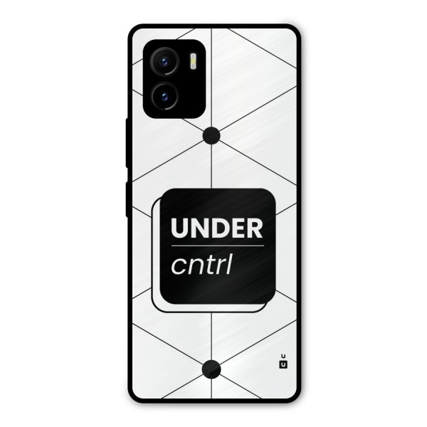 Under Control Metal Back Case for Vivo Y15s