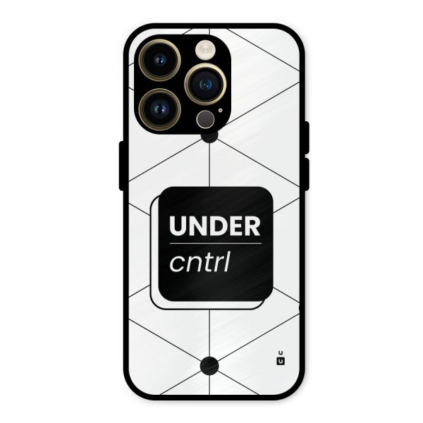 Under Control Metal Back Case for iPhone 14 Pro