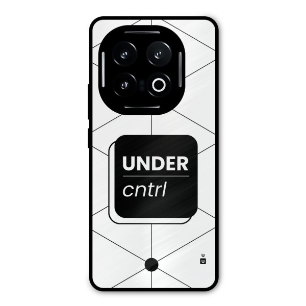 Under Control Metal Back Case for iQOO 13