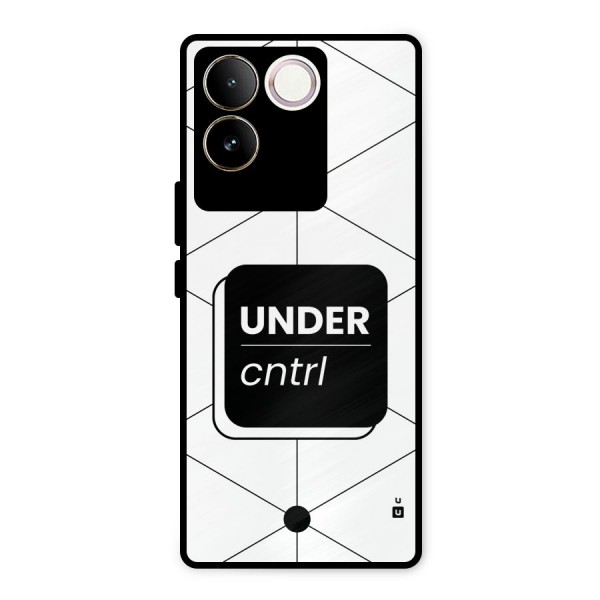 Under Control Metal Back Case for iQOO Z7 Pro