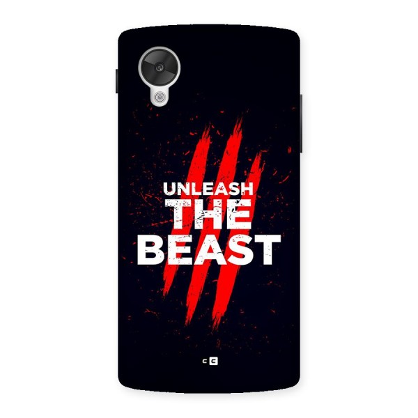 Unleash The Beast Back Case for Google Nexus 5