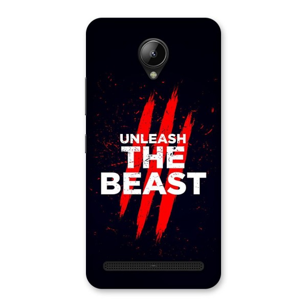 Unleash The Beast Back Case for Lenovo C2