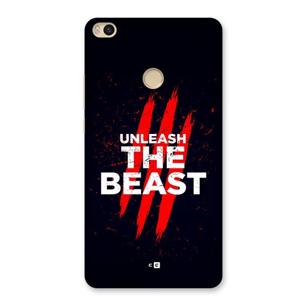 Unleash The Beast Back Case for Mi Max 2
