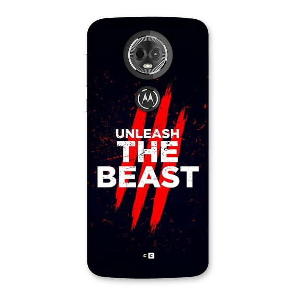Unleash The Beast Back Case for Moto E5 Plus