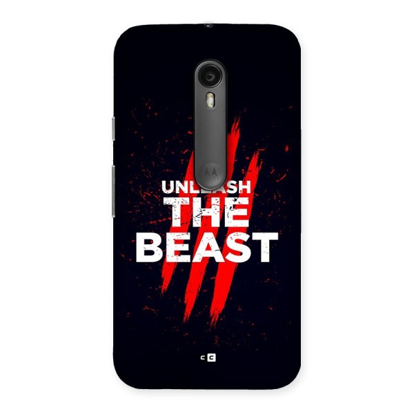 Unleash The Beast Back Case for Moto G Turbo